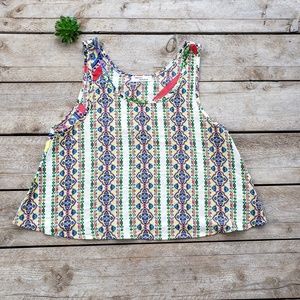 Million Bullpup Cropped Boho Tank